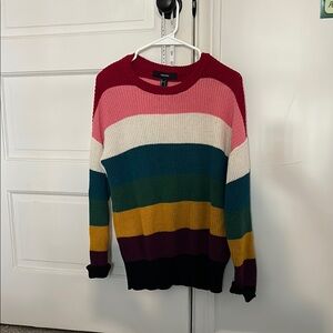 Colorful Striped Women's Sweater
